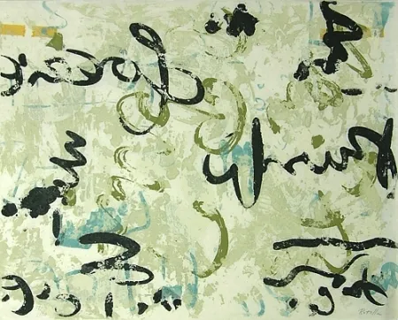 Litografia Rotella - Senza titolo