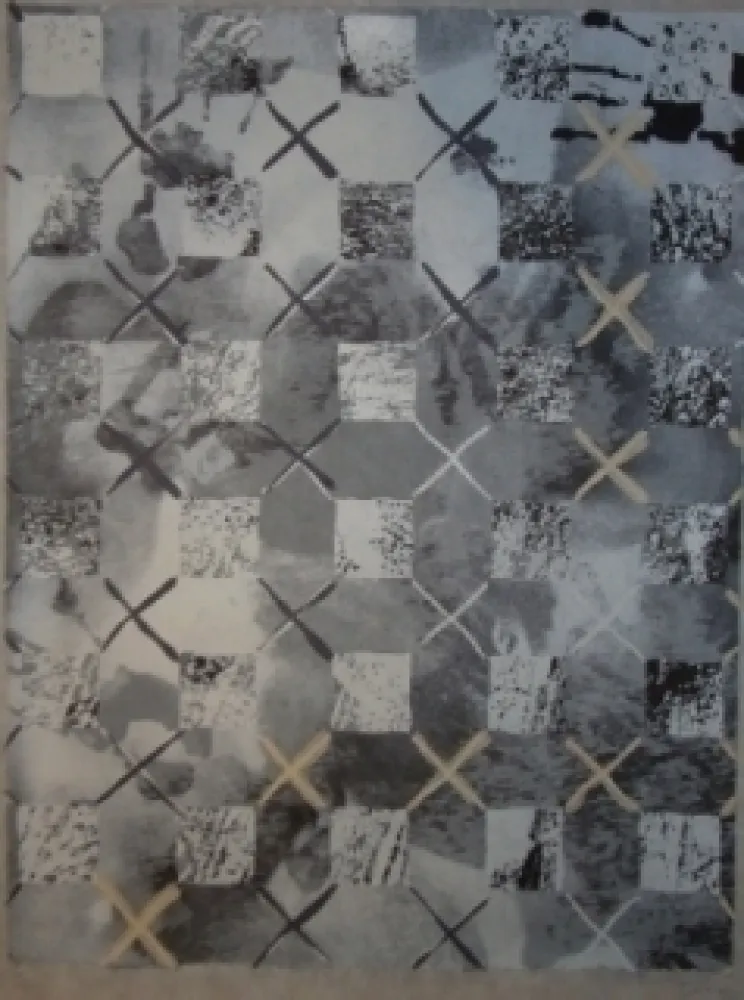 Serigrafia Rouan  - La peau du Ciel 2