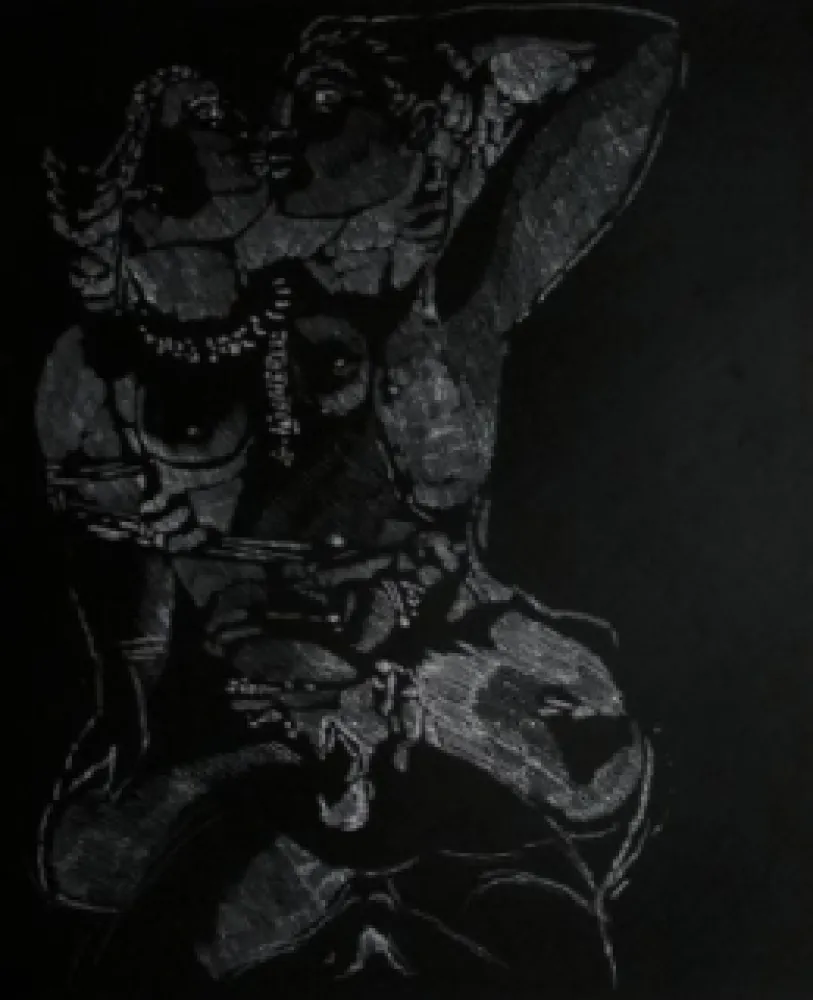 Acquaforte E Acquatinta Rouan  - Sans Titre