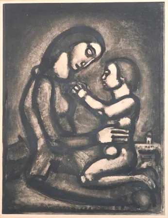 Acquatinta Rouault - Bella Matribus Detestata
