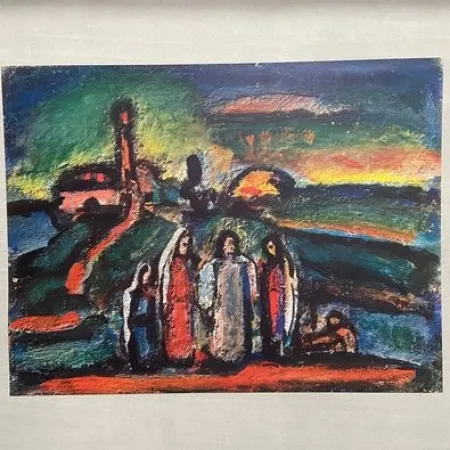 Rotocalcografia Rouault - Couches de soleil