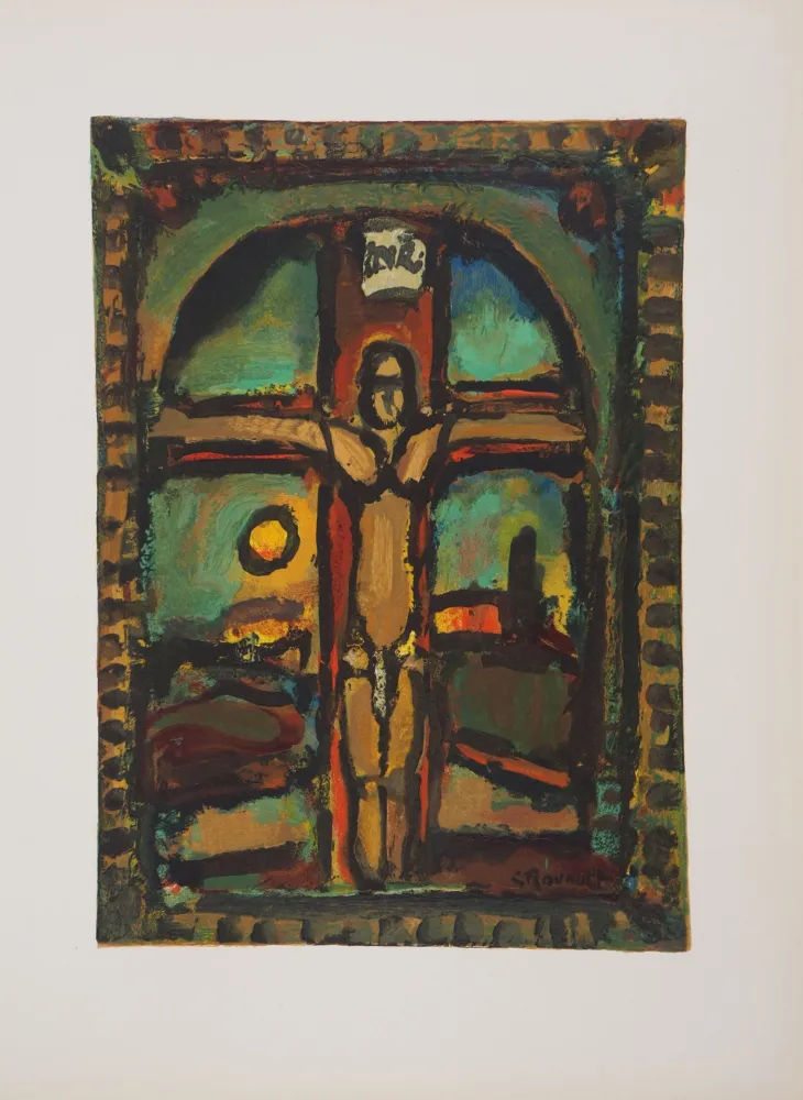 Incisione Rouault - Crucifixion
