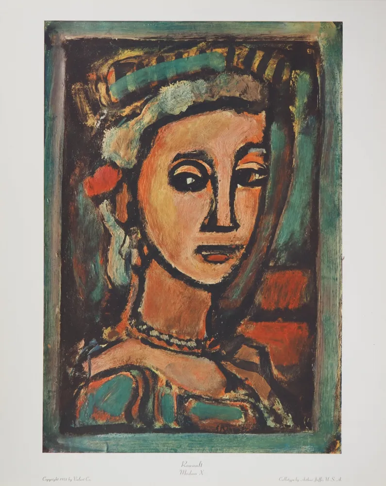 Non Tecnico Rouault - Femme au collier de perles