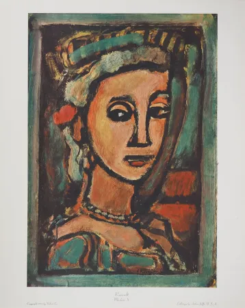 Non Tecnico Rouault - Femme au collier de perles