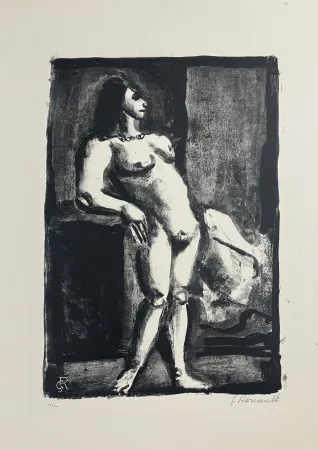Litografia Rouault - Fille, 1926