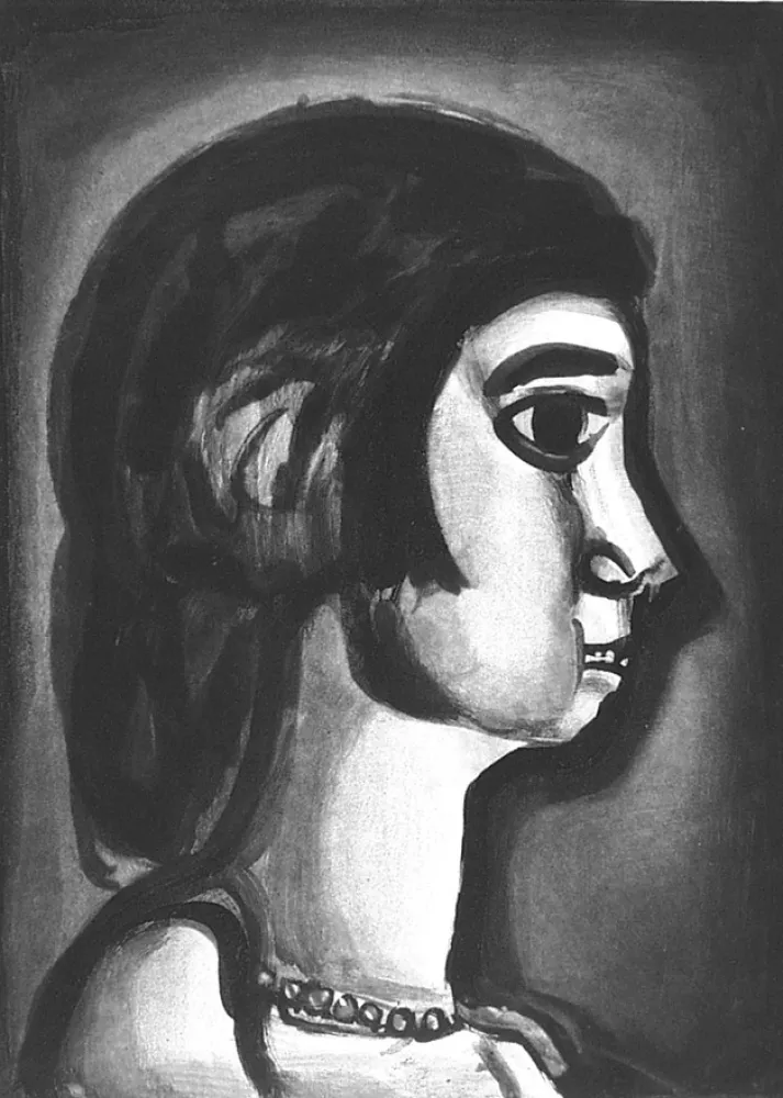 Acquaforte E Acquatinta Rouault - Fille dite de joie