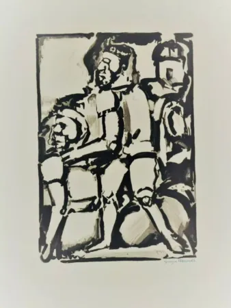 Acquaforte E Acquatinta Rouault - Homme Conduisant Me Autre W. 340