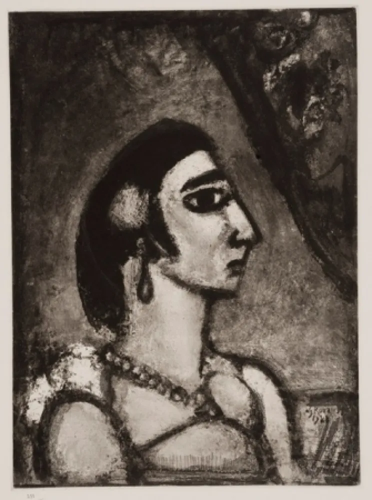 Acquatinta Rouault - La Beautè