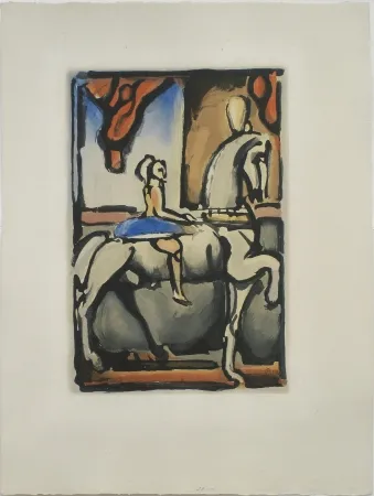 Acquatinta Rouault - La Petite Ecuyere