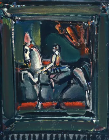 Litografia Rouault -  L'Écuyère (The Circus Rider), 1971