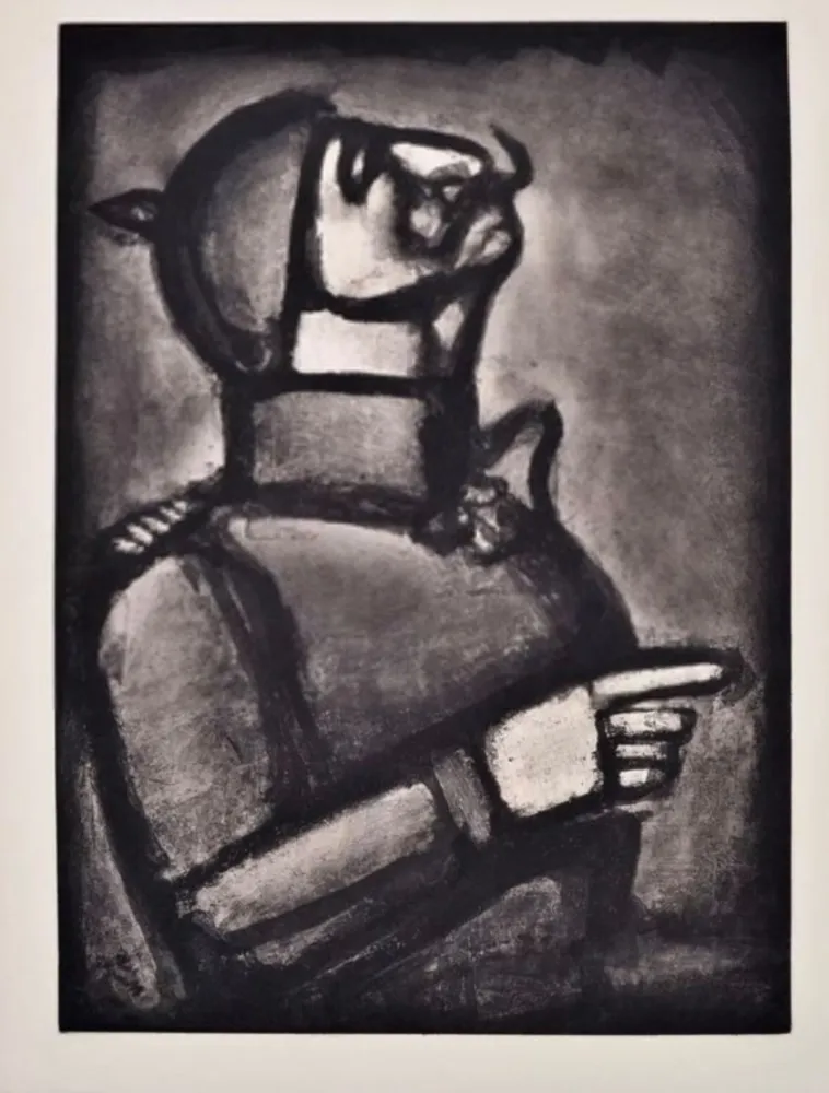 Incisione Rouault - Miser W. 156
