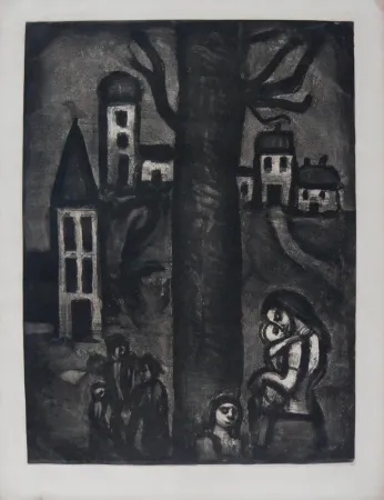 Acquaforte E Acquatinta Rouault - The Neighborhood of The Long Suffering
