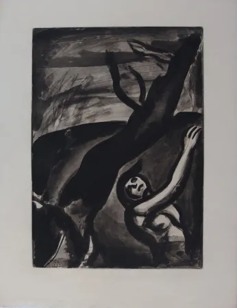 Acquaforte E Acquatinta Rouault - Tomorrow will be nice, said the shipwreck