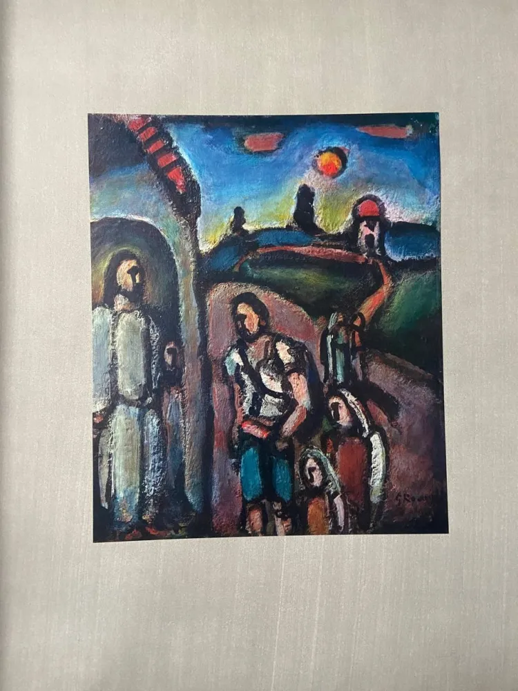Rotocalcografia Rouault - Vieux faubourg