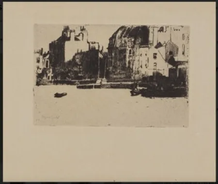 Acquaforte Roussel - Chelsea Palaces (black-and-white version)