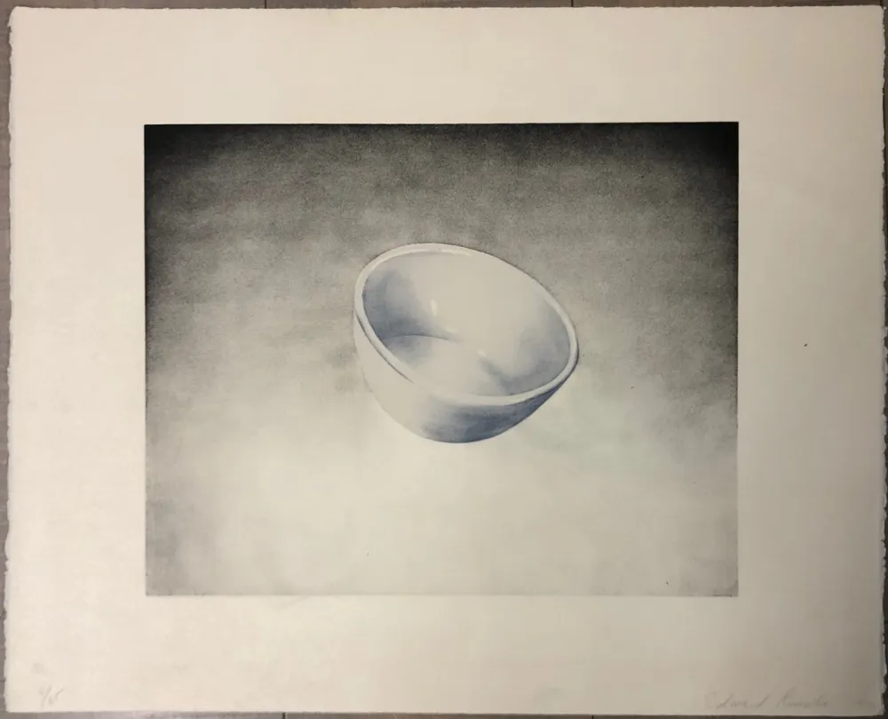 Litografia Ruscha - Bowl, from domestic tranquility series
