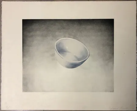 Litografia Ruscha - Bowl, from domestic tranquility series