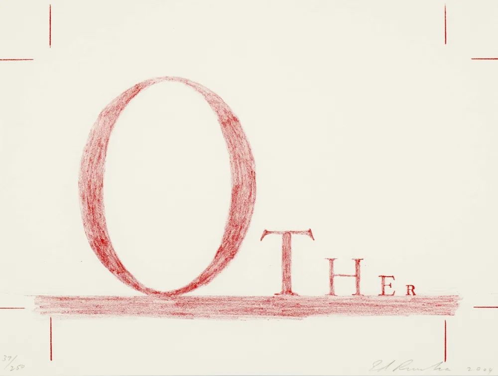 Litografia Ruscha - Other