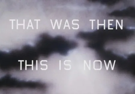 Litografia Ruscha - That Was Then, This Is Now