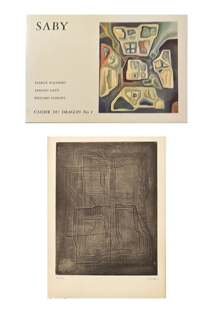 Libro Illustrato Saby - Catalogue avec gravure originale signée