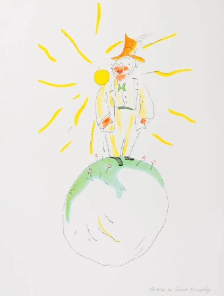 Litografia Saint-Exupéry - Le Poète