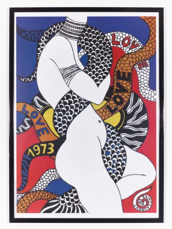 Manifesti Saint Laurent - LOVE 1973