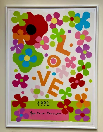 Manifesti Saint Laurent - LOVE 1992