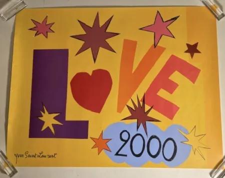 Manifesti Saint Laurent - Love 2000