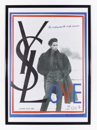Manifesti Saint Laurent - LOVE 2007