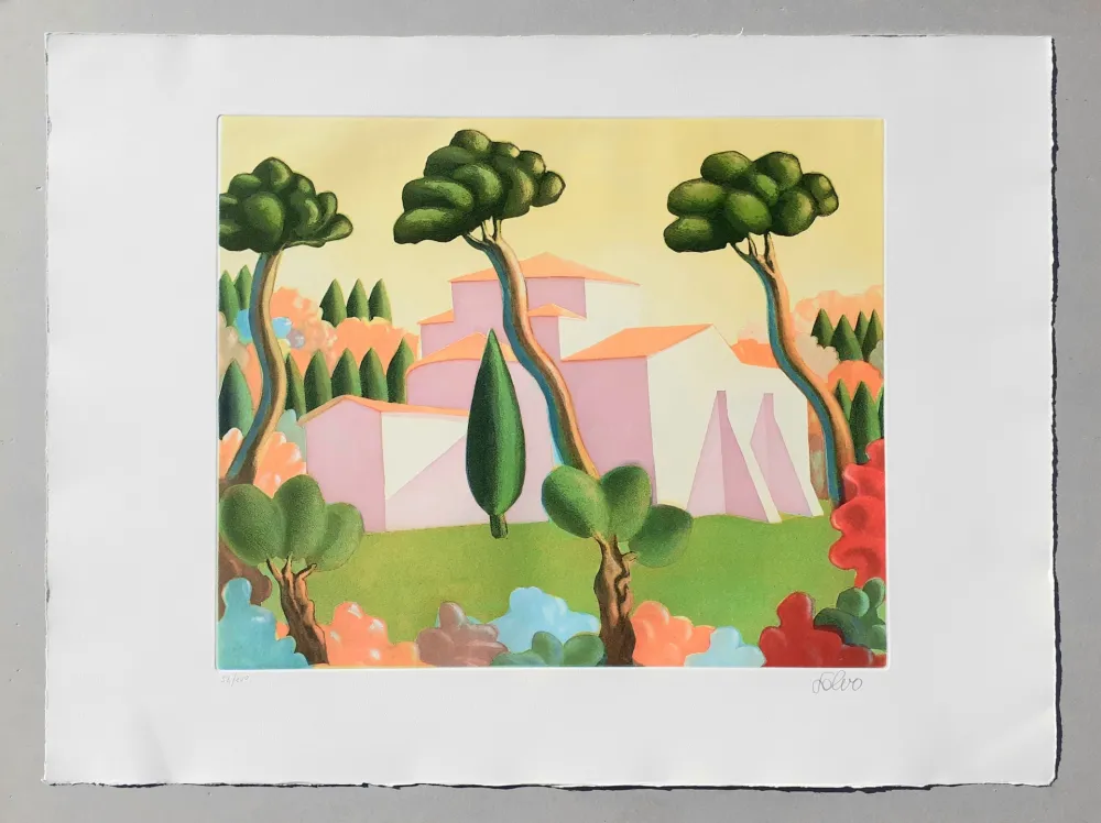 Acquaforte E Acquatinta Salvo - Paesaggio