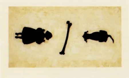 Incisione Santibañez - La niña y el perro