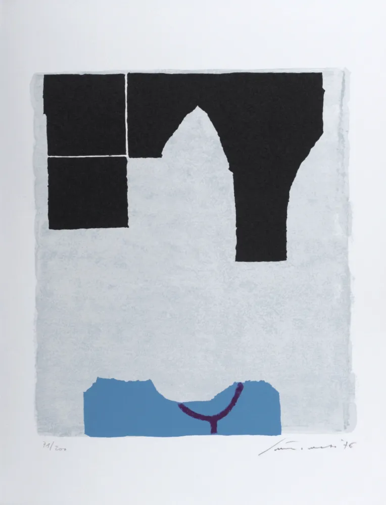 Litografia Santomaso - Abstract Composition, 1979 - Hand-signed