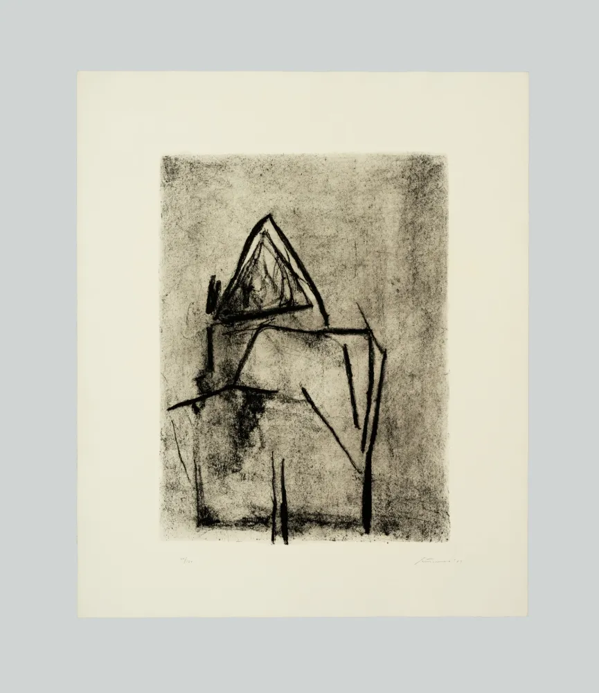 Incisione Santomaso - Composizione