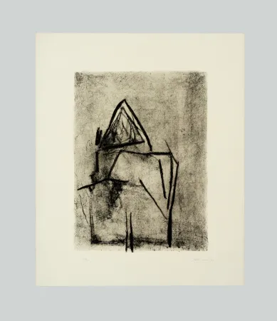 Incisione Santomaso - Composizione