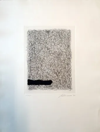 Acquaforte Santomaso - Composizione 2