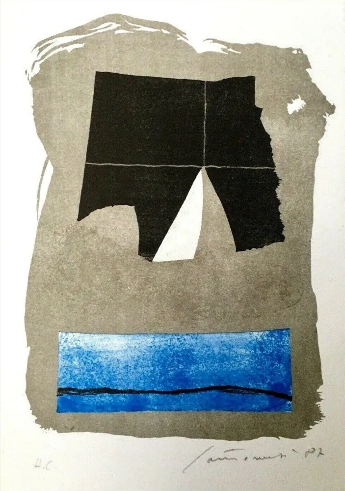 Litografia Santomaso - Composizione