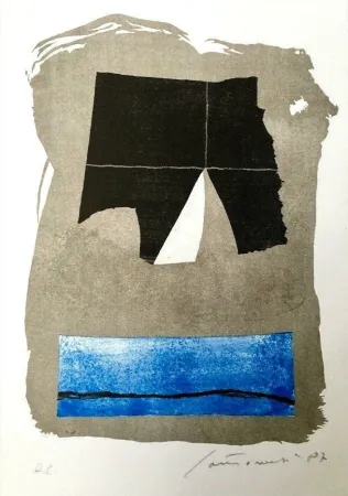 Litografia Santomaso - Composizione