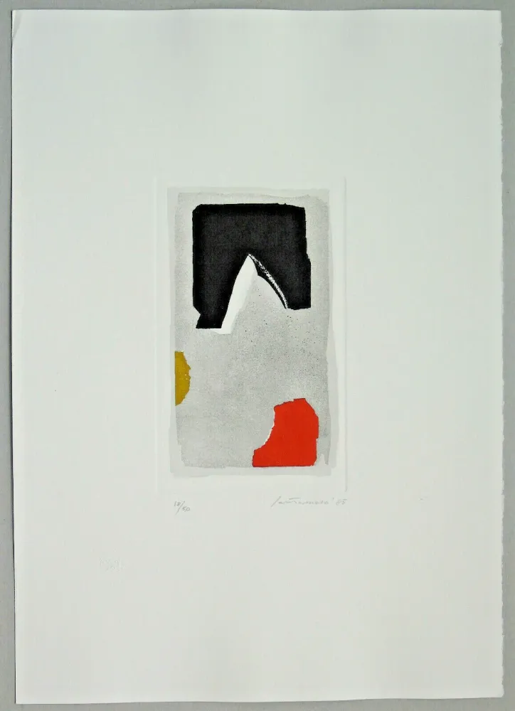 Incisione Santomaso - Composizione (a)