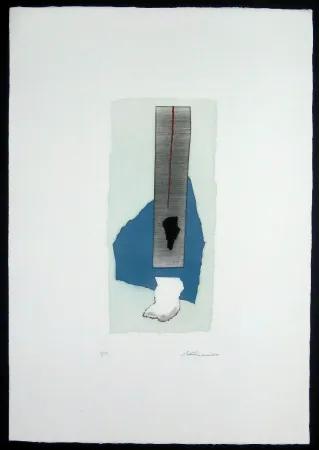 Incisione Santomaso - Composizione (b)