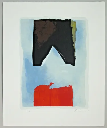 Incisione Santomaso - Composizione (d)