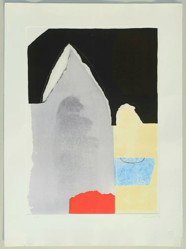 Incisione Santomaso - Composizione tav. 1