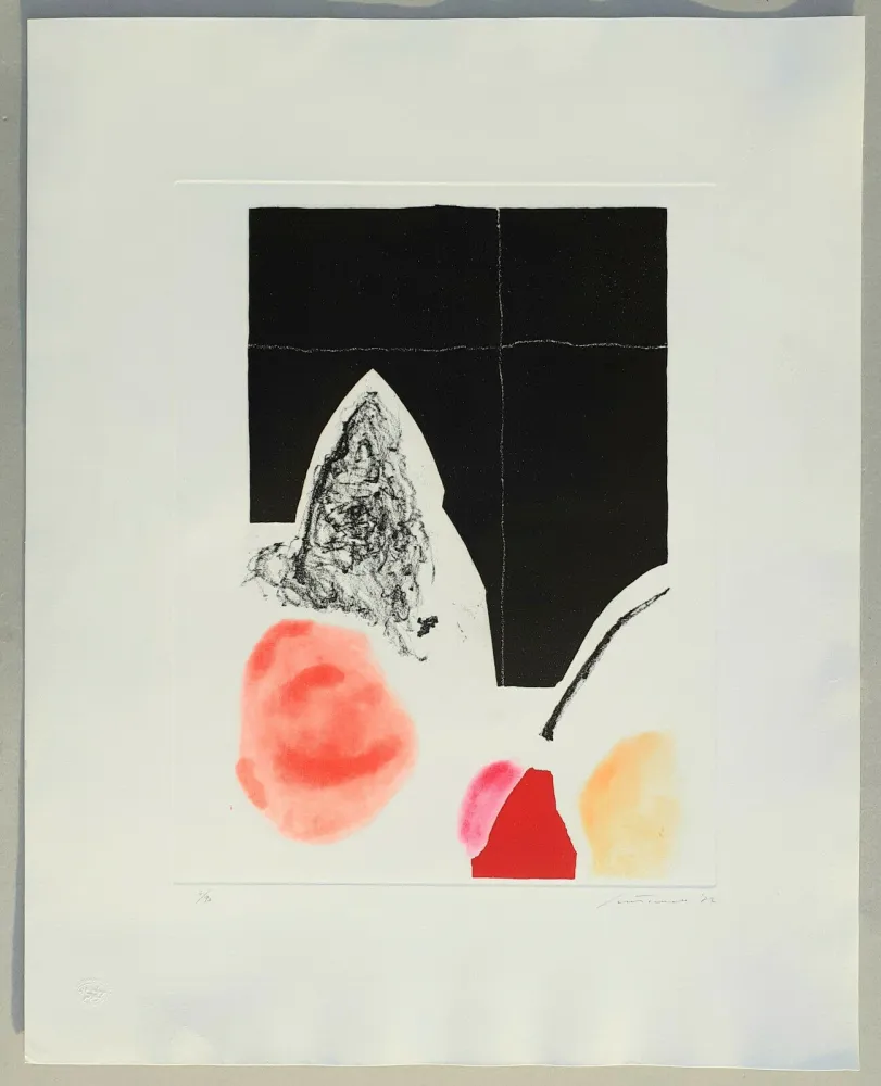 Incisione Santomaso - Composizione tav. 4