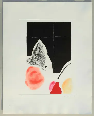 Incisione Santomaso - Composizione tav. 4