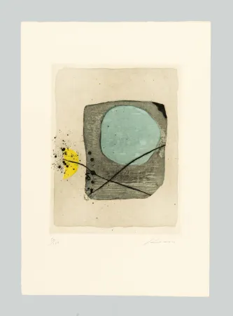 Incisione Santomaso - Omaggio all'Ariosto