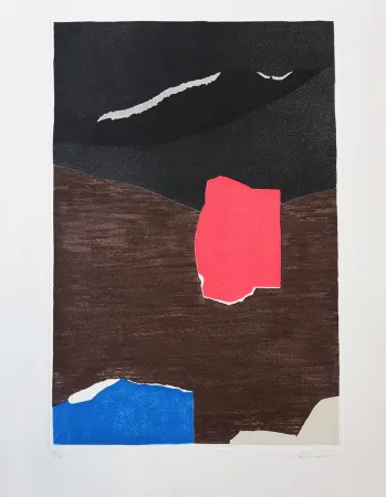 Acquaforte E Acquatinta Santomaso - Senza titolo 1