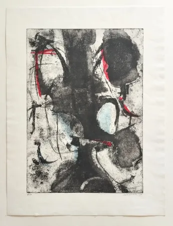 Acquaforte E Acquatinta Santomaso - Senza titolo