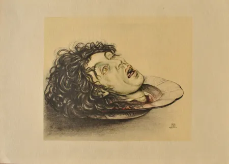 Incisione Sauer - Saint Jean Baptiste