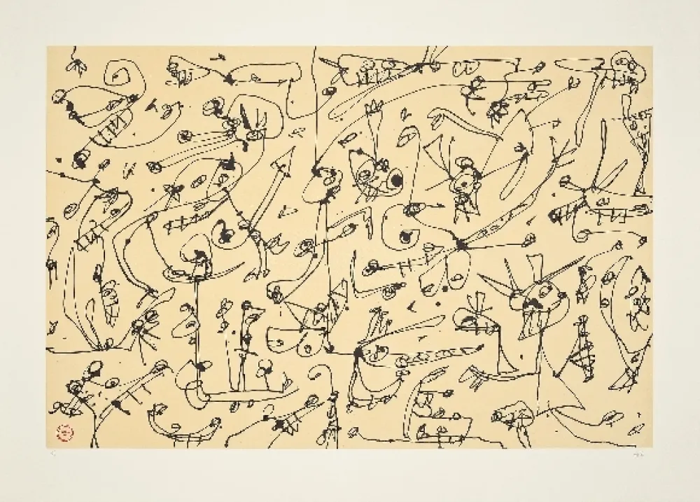 Litografia Saura - Abierta 3