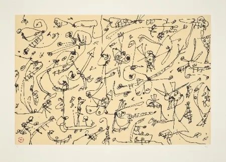 Litografia Saura - Abierta 3