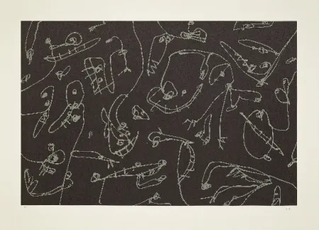 Litografia Saura - Abierta 5